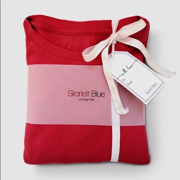 Skarlett Blue Daydream Cropped Shirt & Lounge Pant - Picture 3 of 3